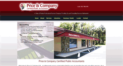 Desktop Screenshot of pricecpa.com